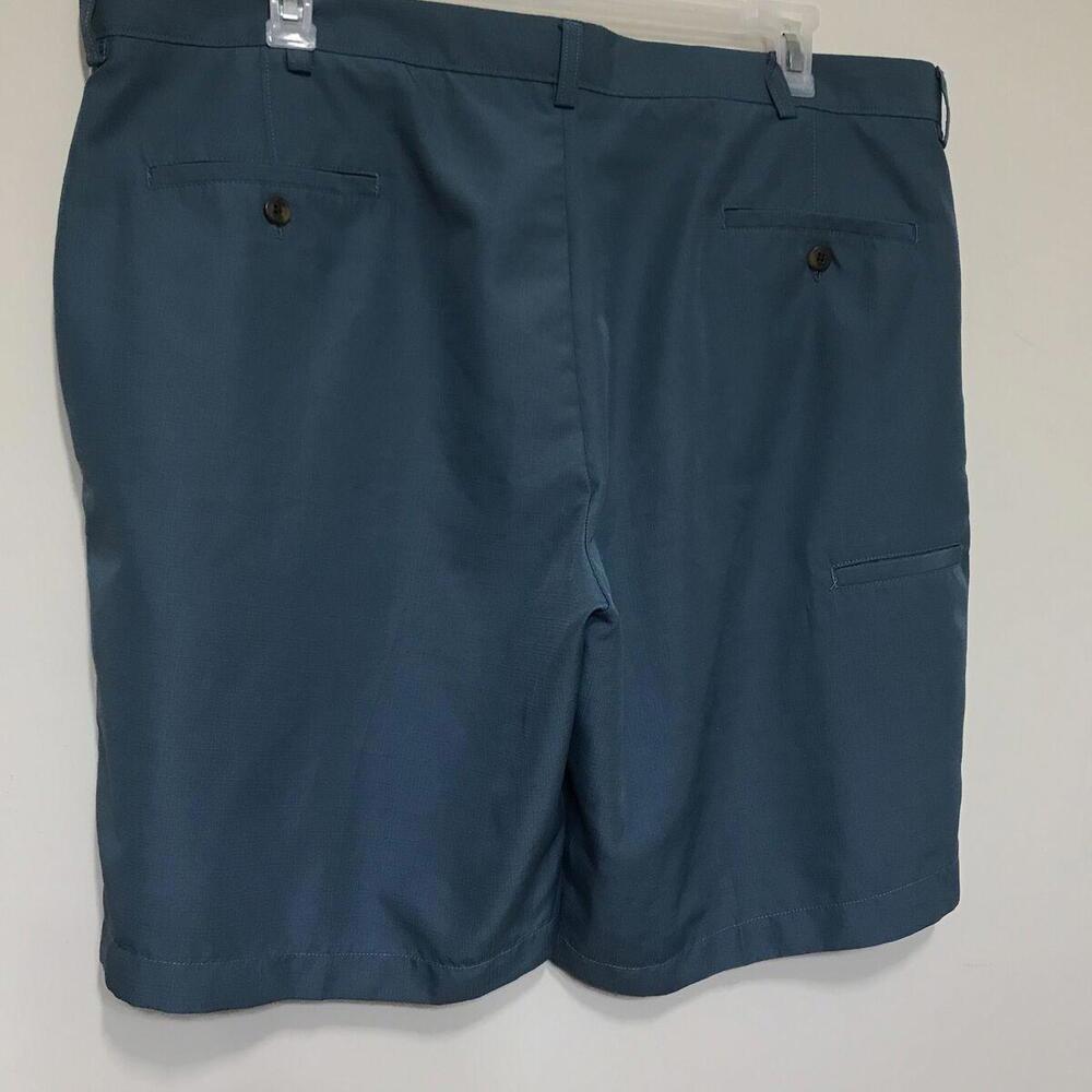 Haggar Mens Chino Shorts Size 42 Dark Blue - Picture 7 of 11